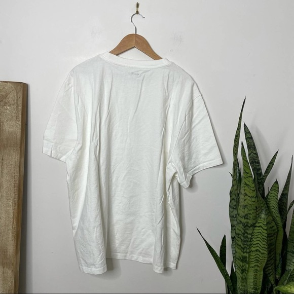 Madewell Men’s Made in USA Boxy Tee in white XXL - Picture 4 of 14
